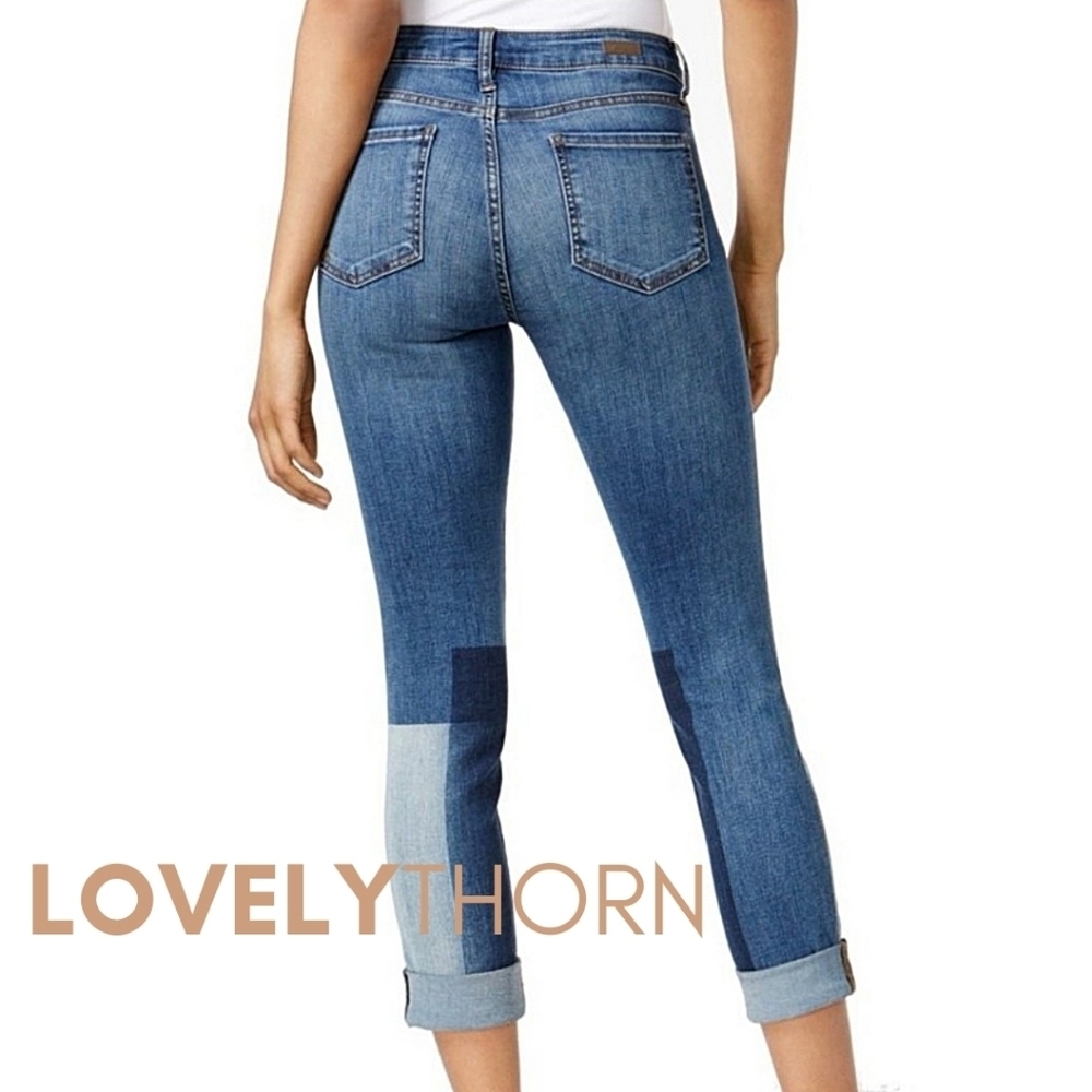 KUT FROM KLOTH // catherine patchwork printed den… - image 3